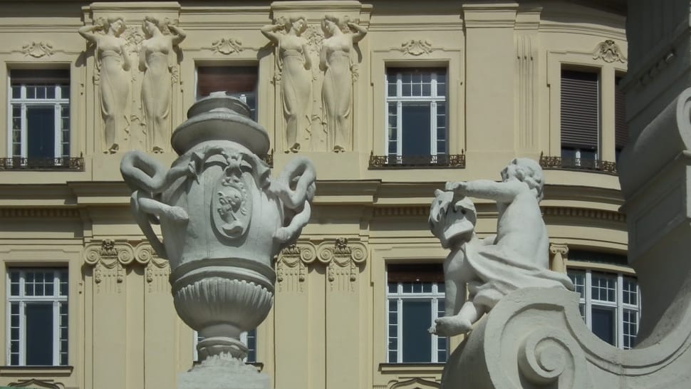 Art Nouveau, Facade, High Baroque, architecture, building exterior preview