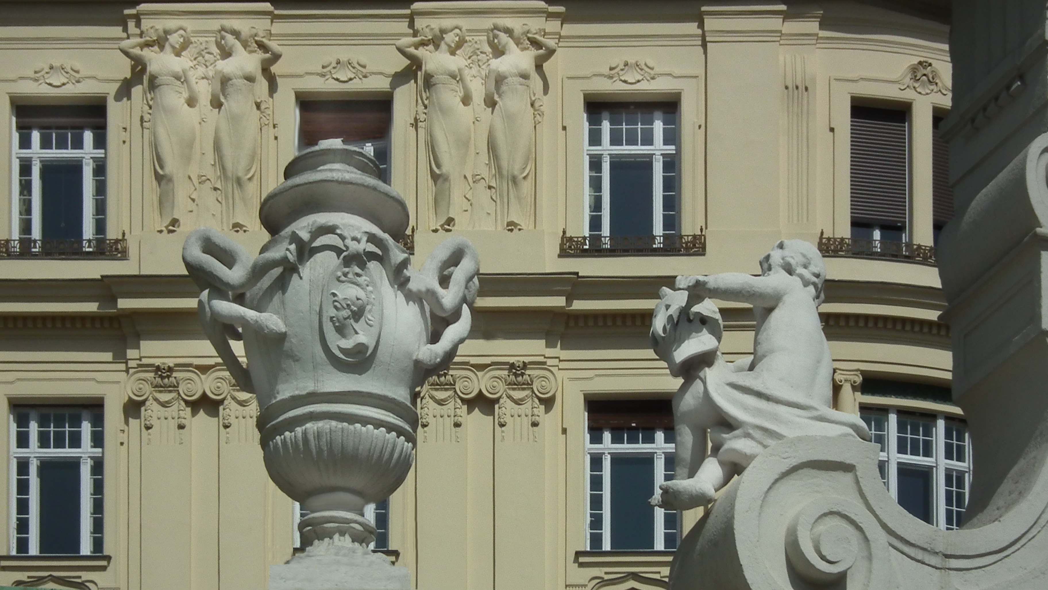 Art Nouveau, Facade, High Baroque, architecture, building exterior