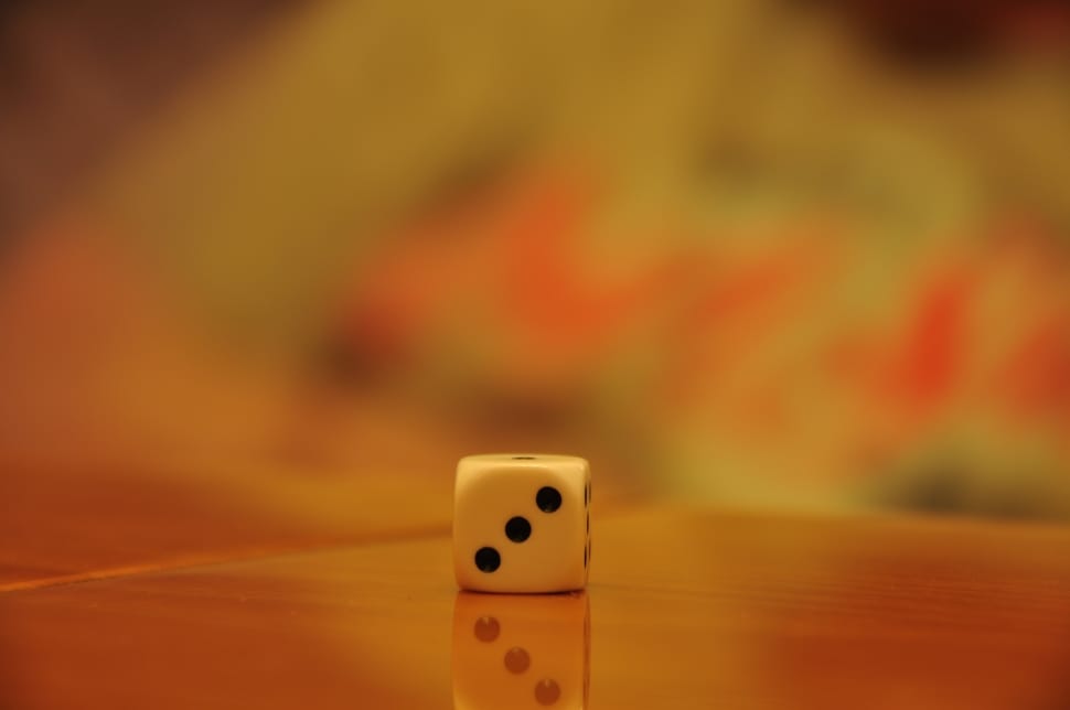 white and black dice preview