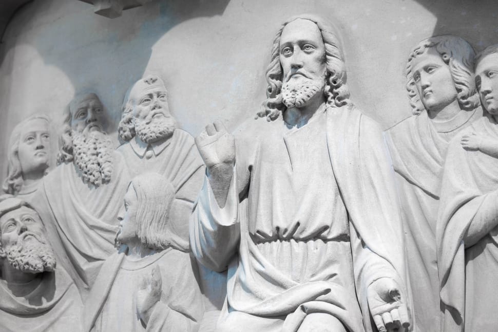 jesus christ and the apostles statues preview