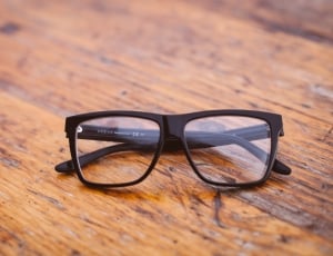 black framed eyeglasses thumbnail