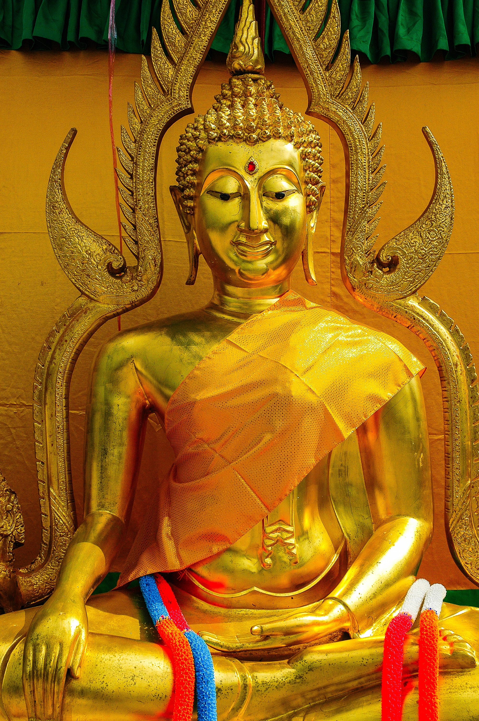 brass buddha figure
