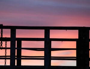 silhouette of fence thumbnail