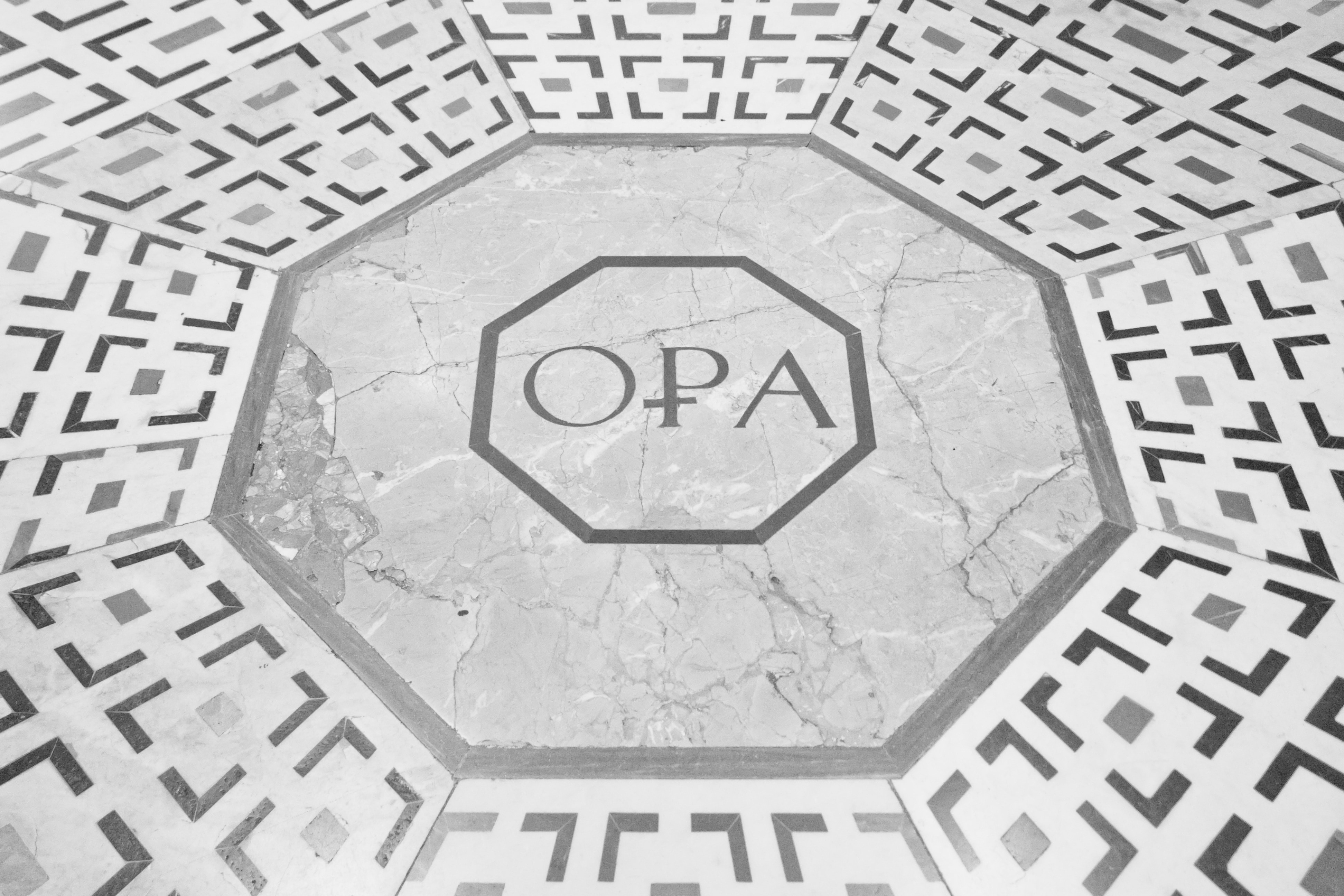 opa white black and gray box