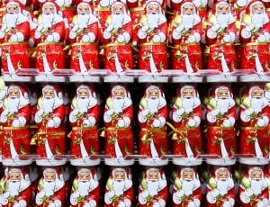 Nicholas, Santa Claus, Christmas, in a row, large group of objects thumbnail