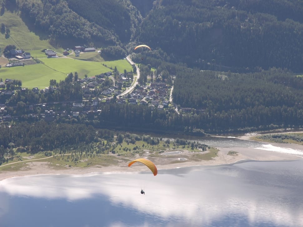 Voss, Hang Gliding, Sport, Norway, parachute, flying preview
