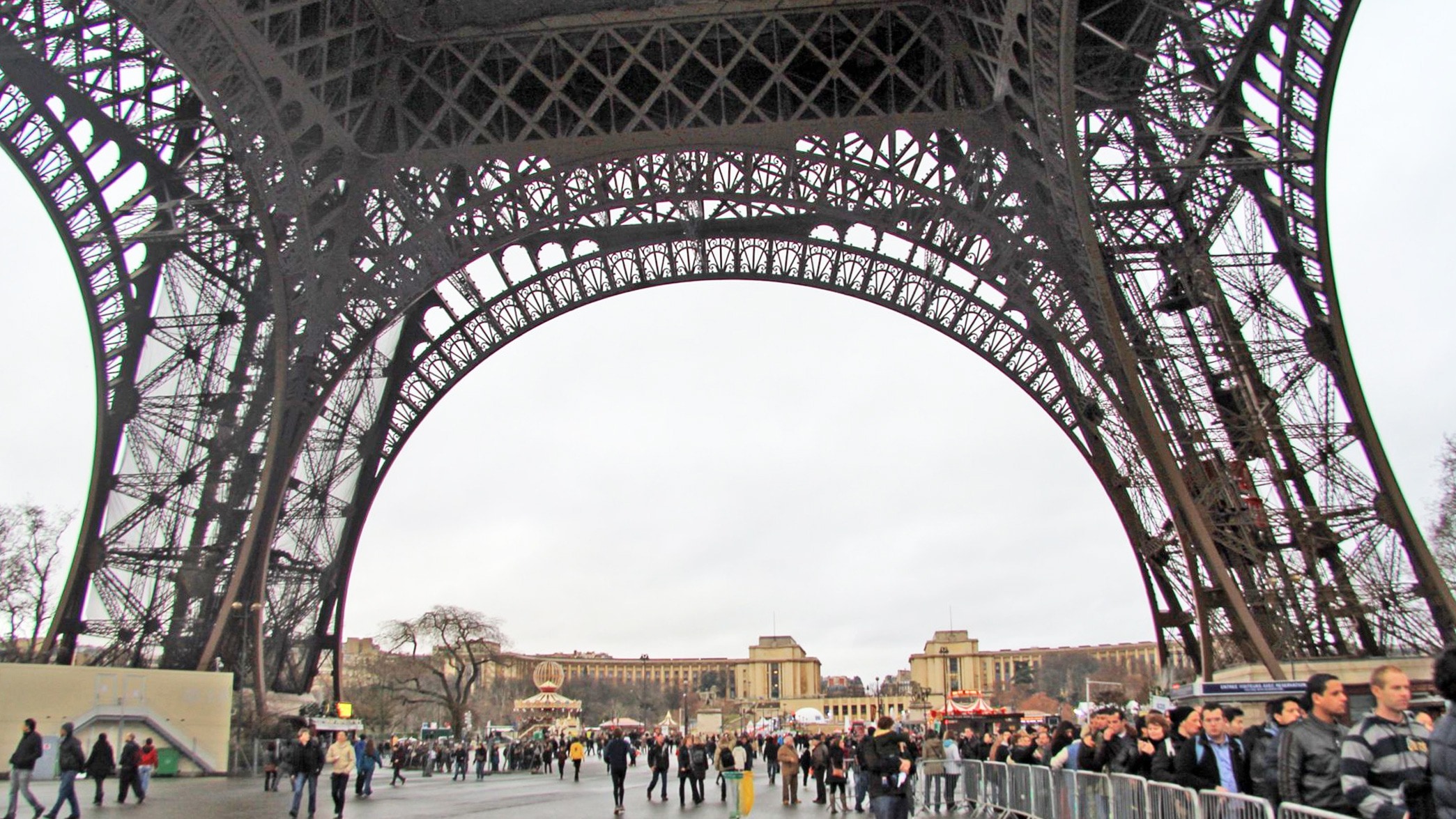 Eiffel Tower, France, Paris, architecture, arch
