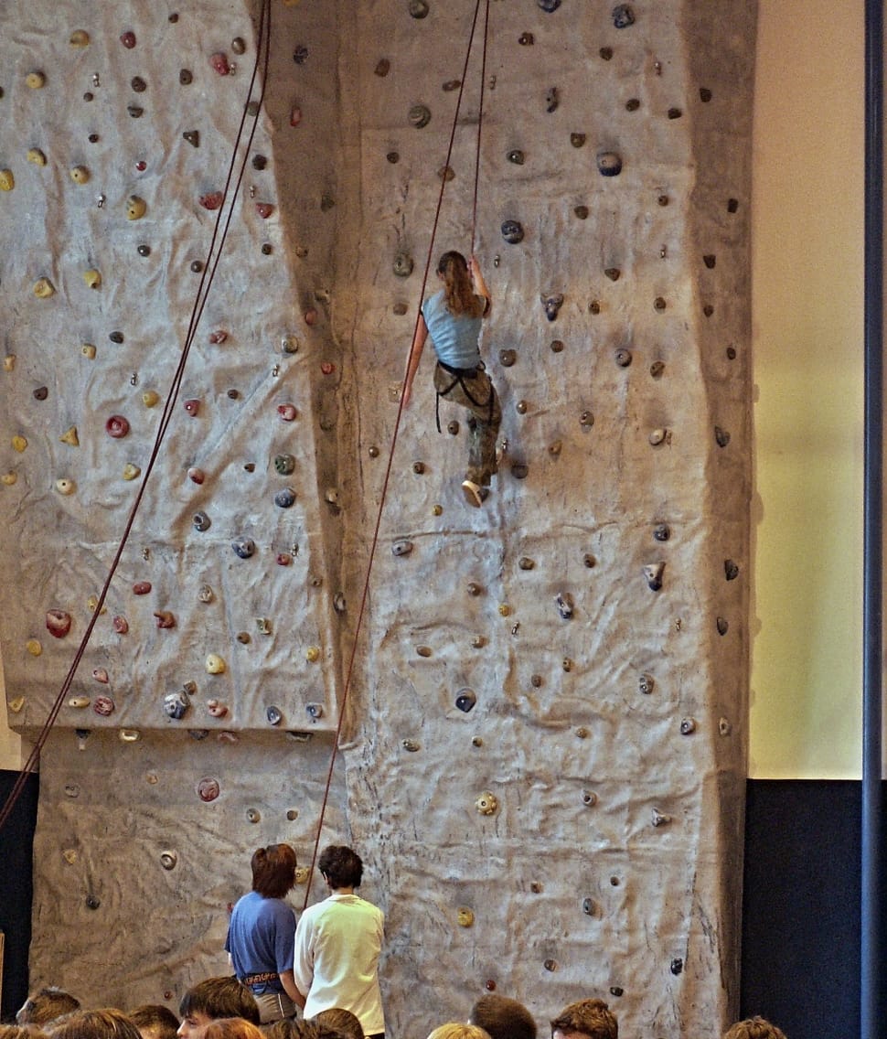 Wall, Protection, Girl, Climbing, climbing, rock climbing preview