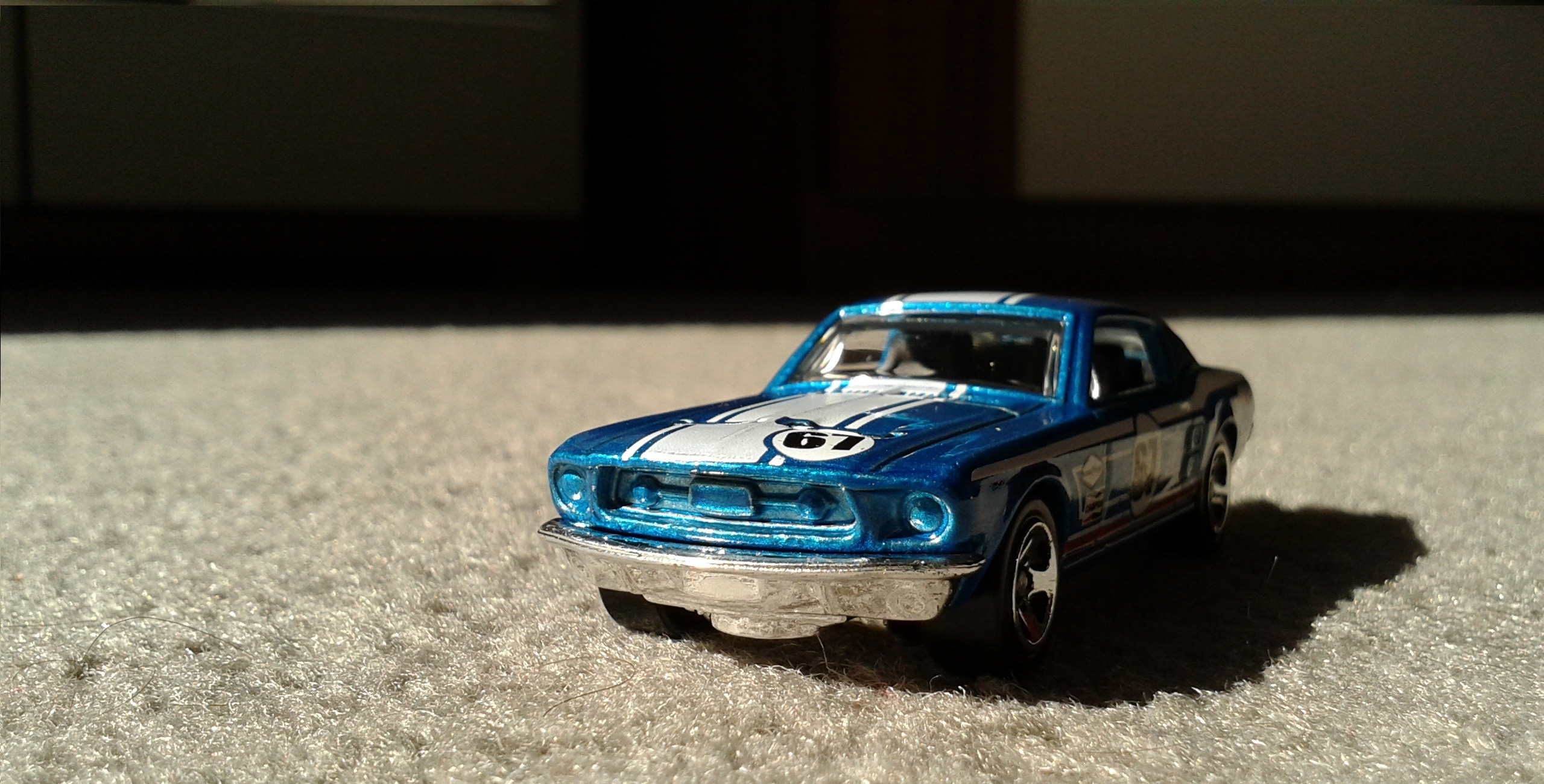 blue vintage car diecast