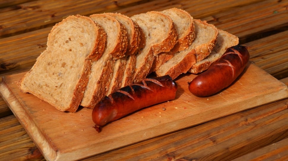 brown bread and sausages preview