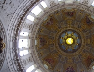 ceiling of the dome of saint peter's basilica thumbnail