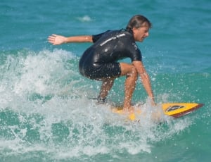 Surfboard, Sea, Man, People, Ocean, sport, motion thumbnail
