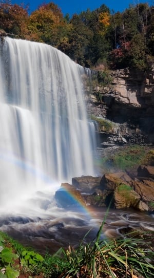 Waterfall, Cascade, Websters Falls, waterfall, motion thumbnail