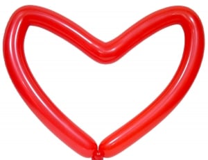 red heart shape balloon thumbnail