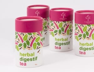 4 herbal digestif tea bottles thumbnail