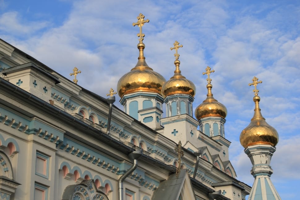 Church, Latvia, Orthodox, Daugavpils, architecture, sky preview