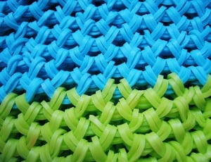 blue and green loom bands thumbnail