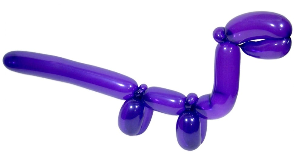purple dinosaur balloon preview