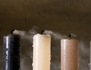 white black and brown candlestick thumbnail