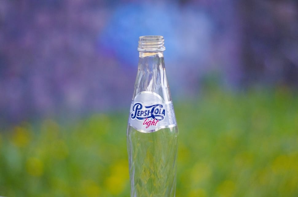 clear pepsi cola bottle preview