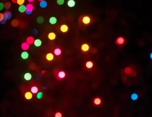 multi color LED lights during nighttime thumbnail