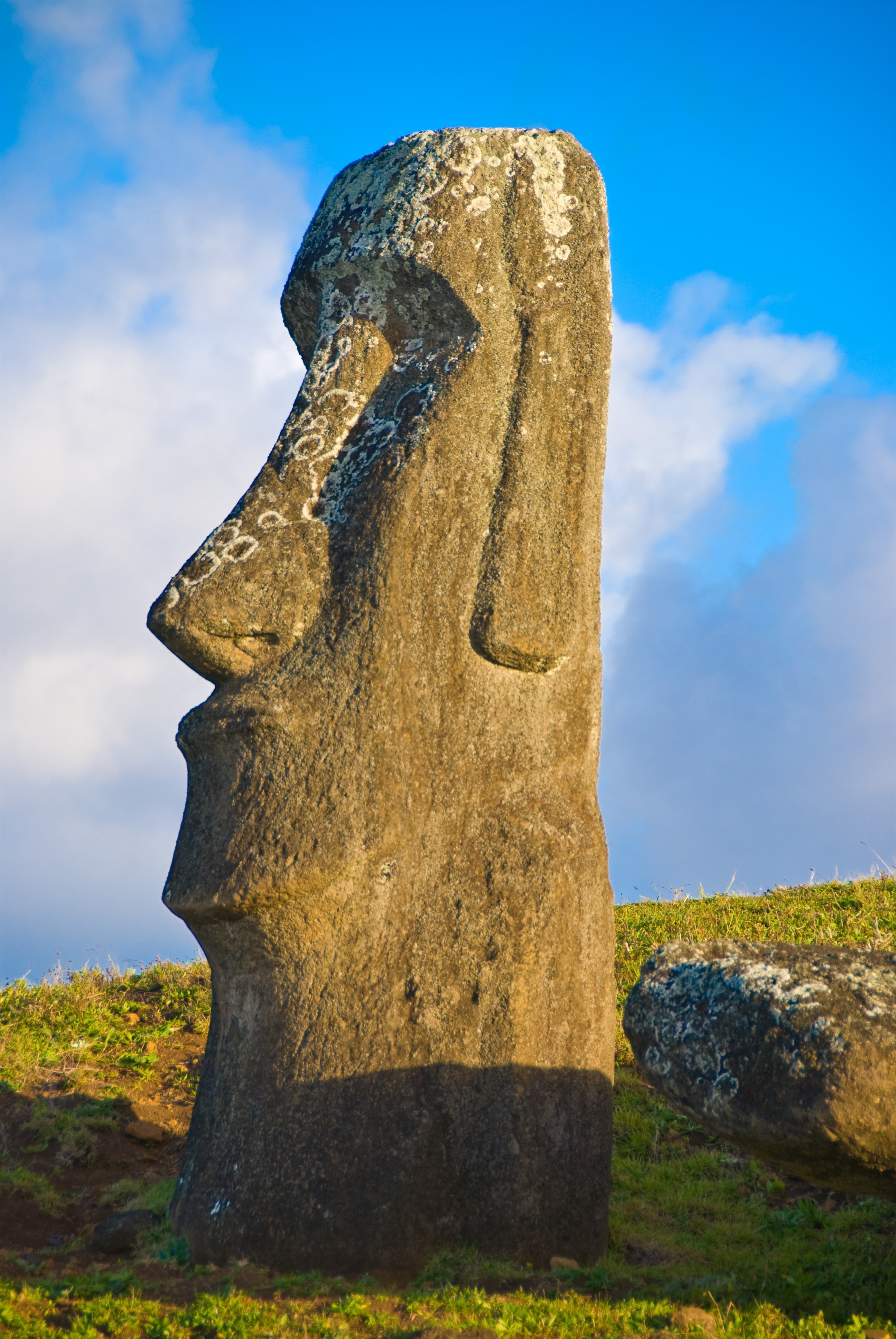 Moai Statue at daytime