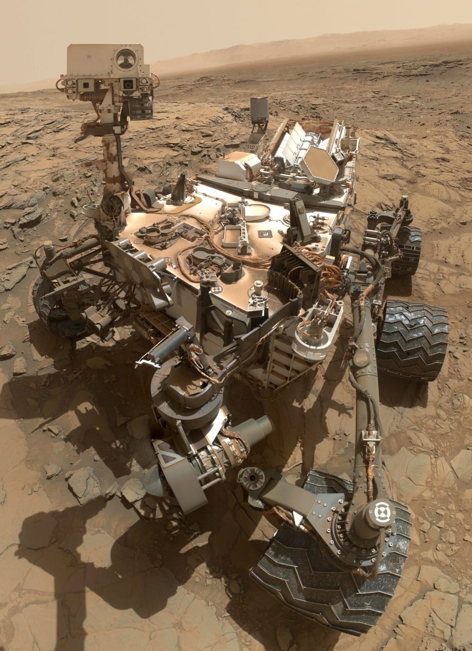 Curiosity, Cosmos, Vehicle, Mars Rover, high angle view, sea preview
