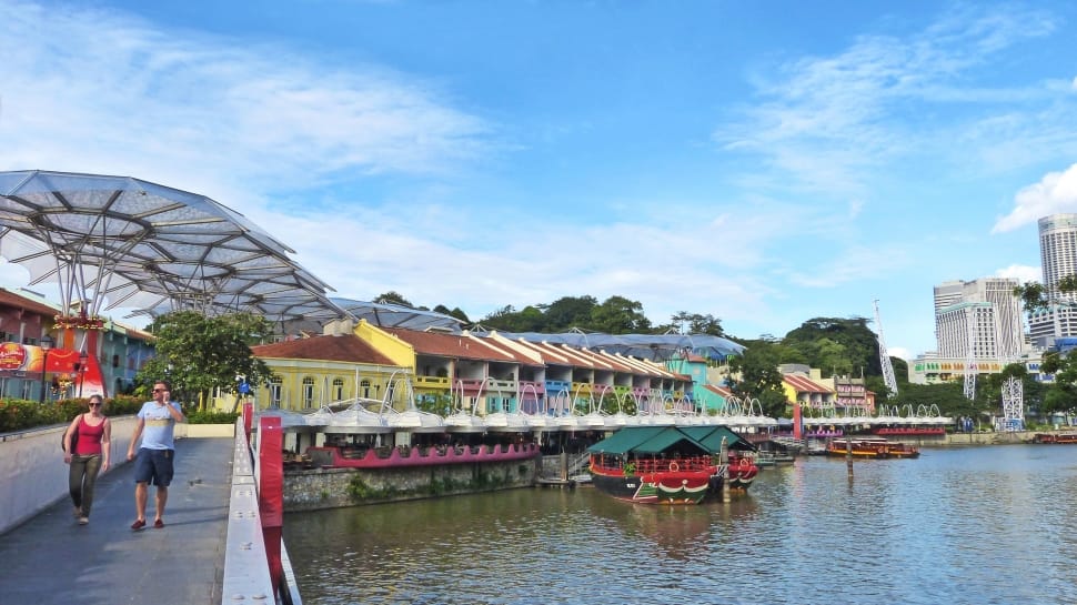 Singapore, Tourism, Clarke Quay, architecture, building exterior preview