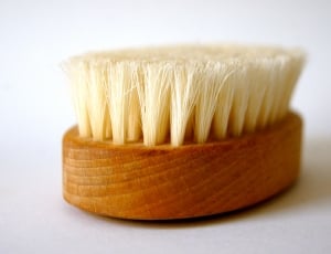 brown wooden and white brush thumbnail