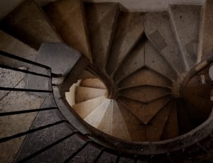 grey and brown concrete staircase thumbnail