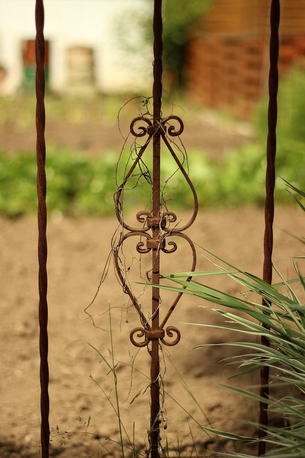 brown steel baluster preview