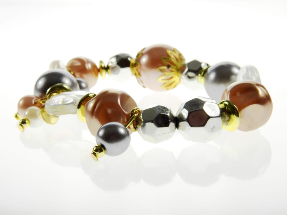 brown and black beaded bracelet preview