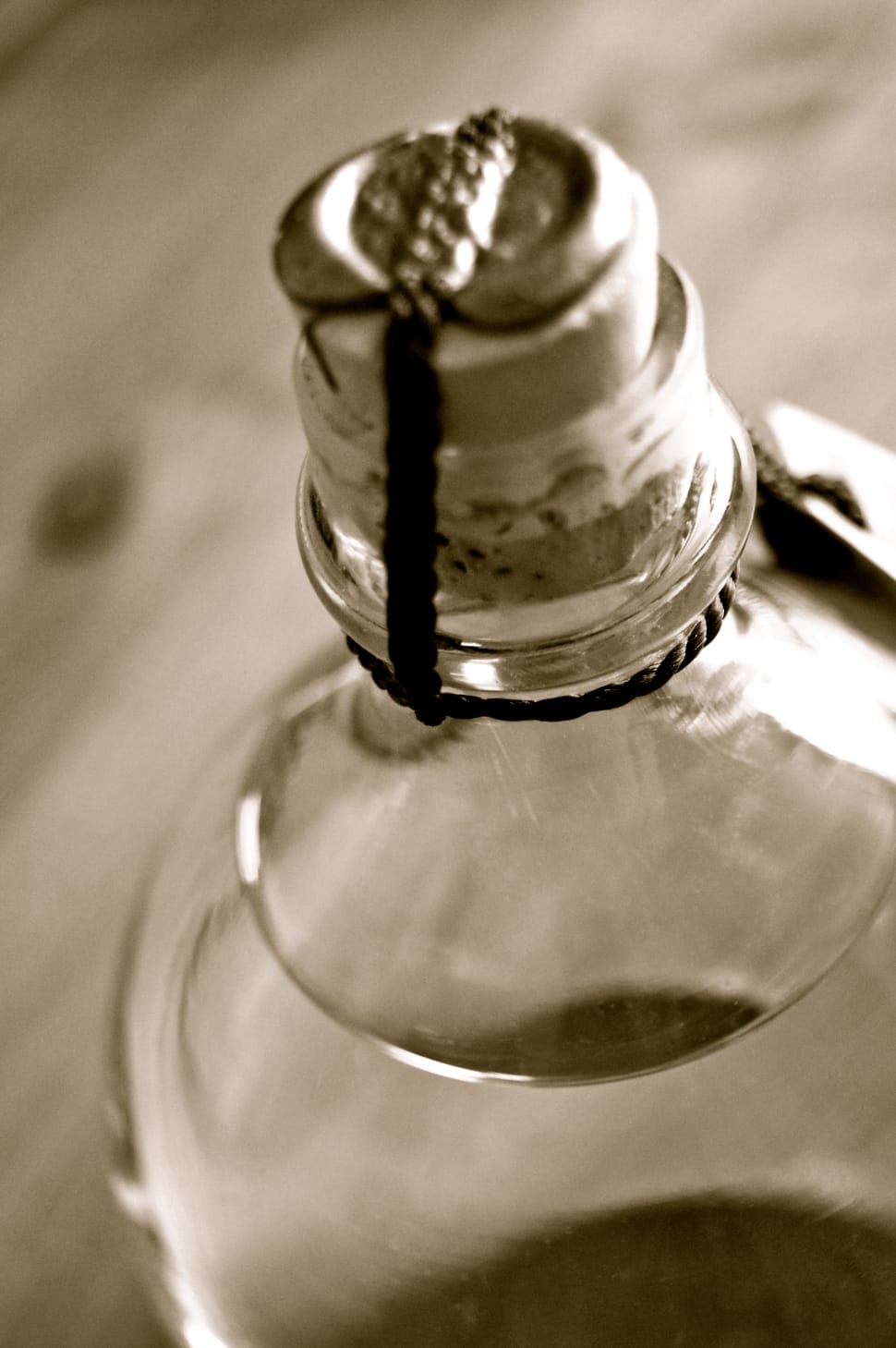grayscale photography of unopened glass bottle preview