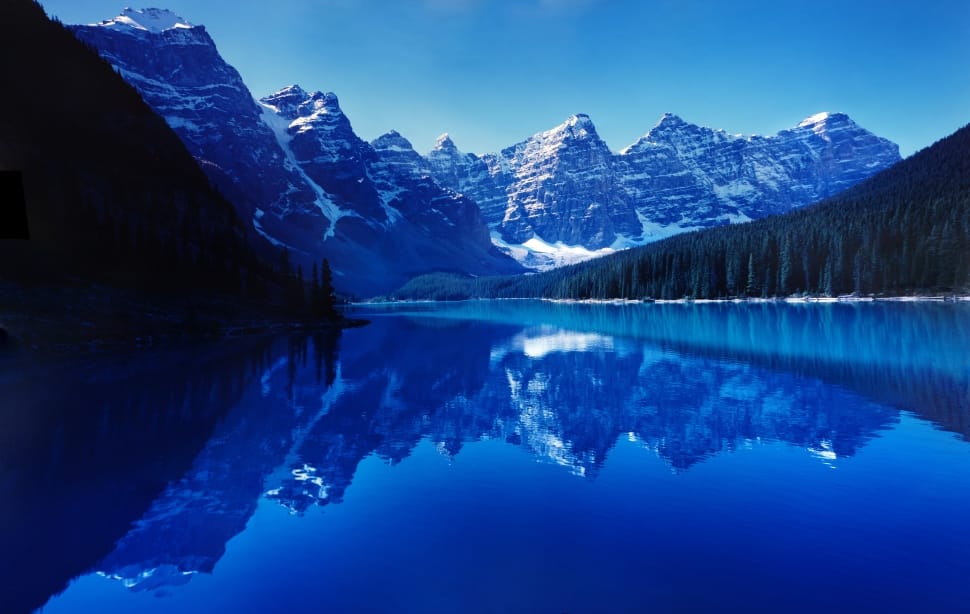 Still, Water, Reflection, Moraine Lake, mountain, reflection preview