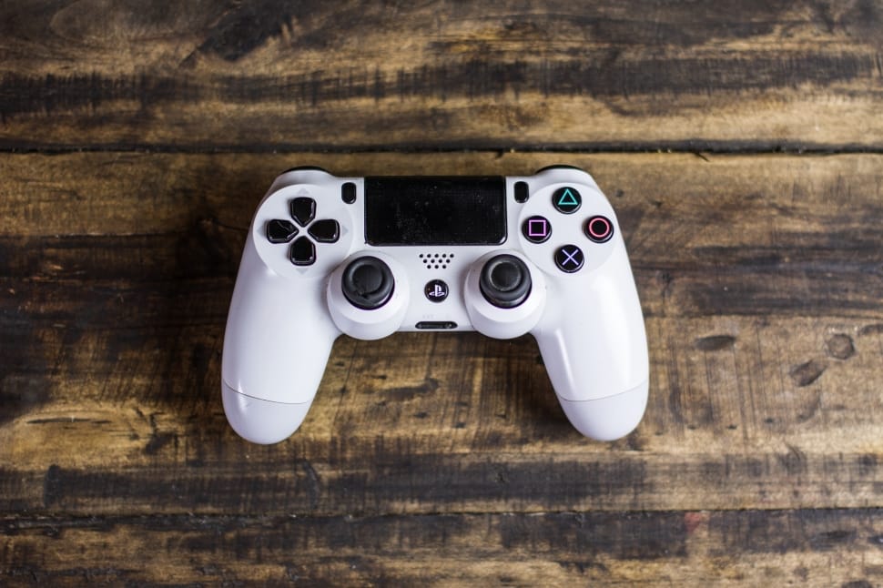 white sony ps4 controller preview