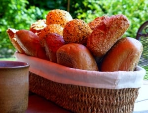 Breakfast, Coffee, Roll, Bakery, food and drink, fruit thumbnail
