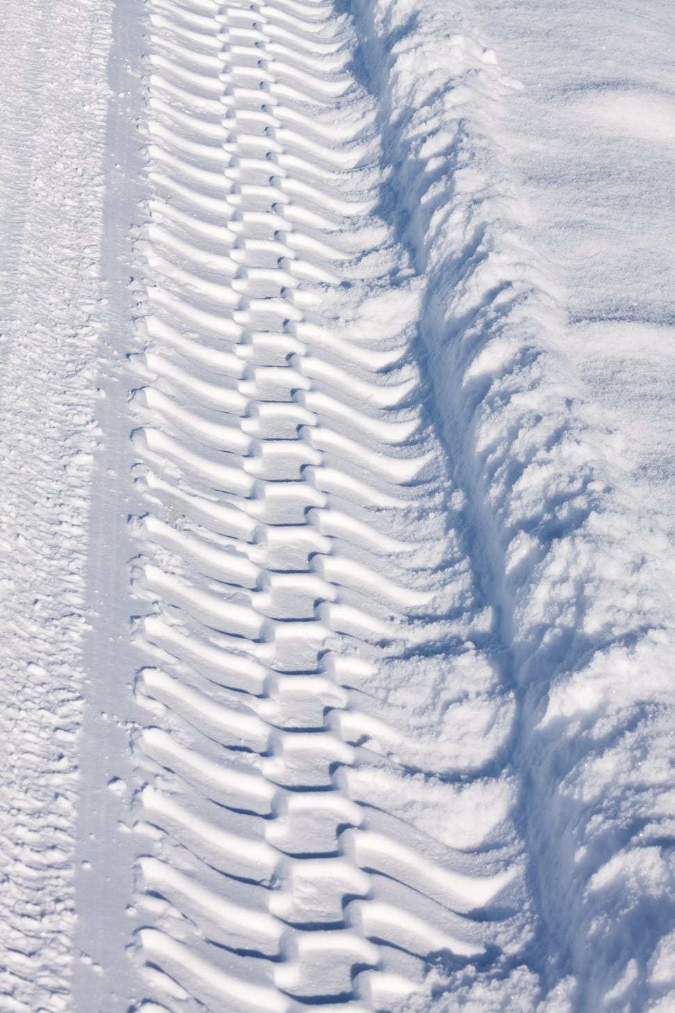 Trace, Sunny, Snow, Tire Track, White, backgrounds, full frame preview