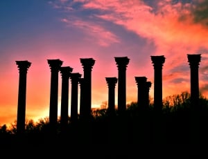 silhouette of pillars thumbnail