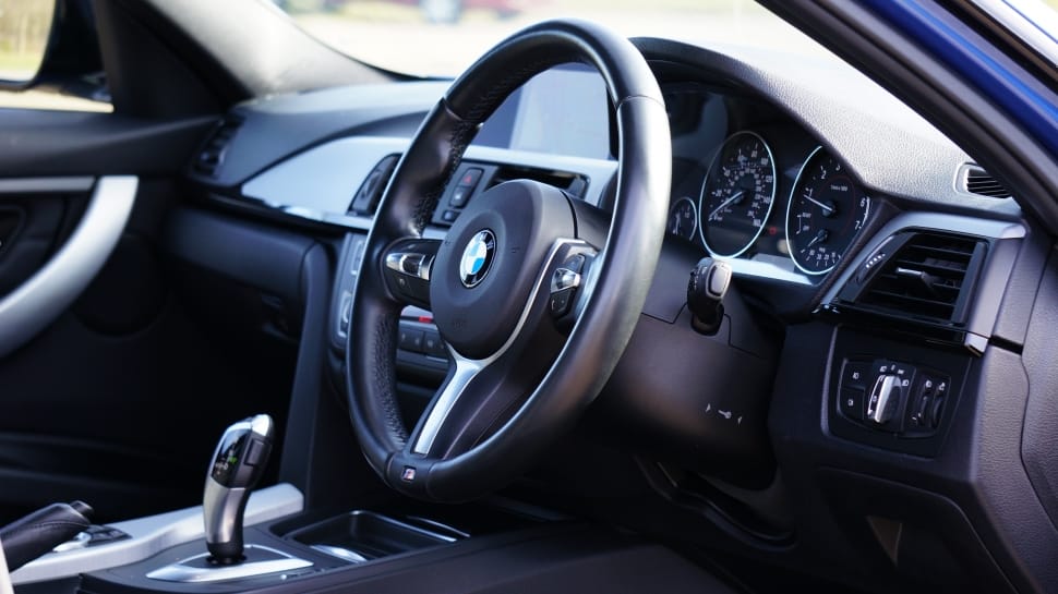 black bmw car steering wheel preview