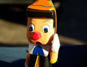 Pinocchio wooden miniature thumbnail