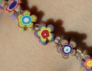 Bracelet, Floral, Flowers, Colorful, multi colored, no people thumbnail