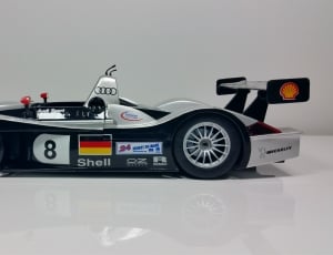 black and gray race car toy thumbnail