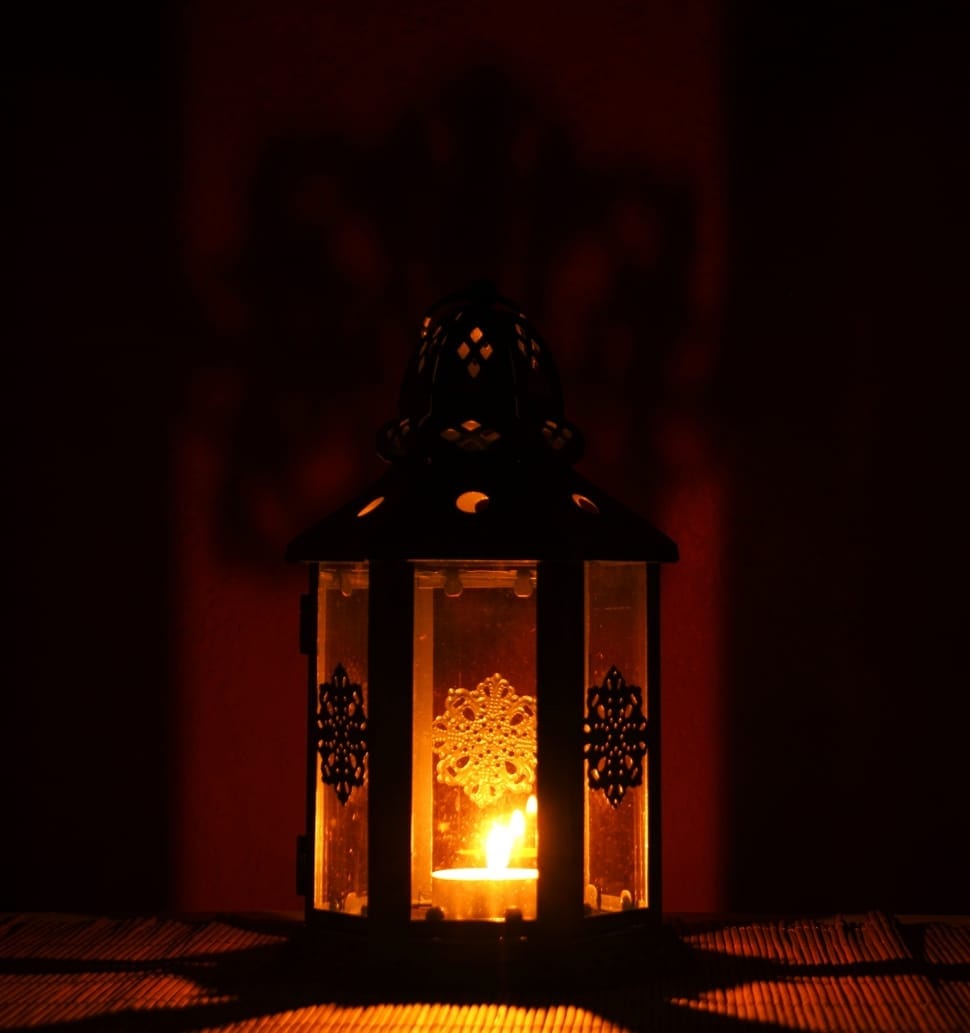 black tealight lantern preview