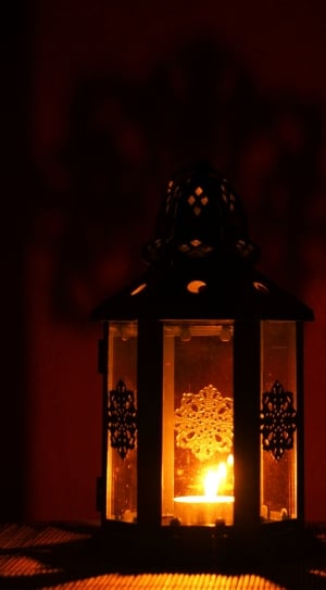 black tealight lantern thumbnail