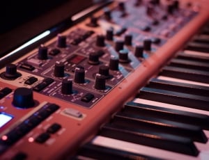Synthesizer, Instrument, Sound, Music, music, close-up thumbnail