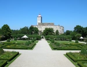 Castle Garden, Schalaburg, Garden, tree, building exterior thumbnail