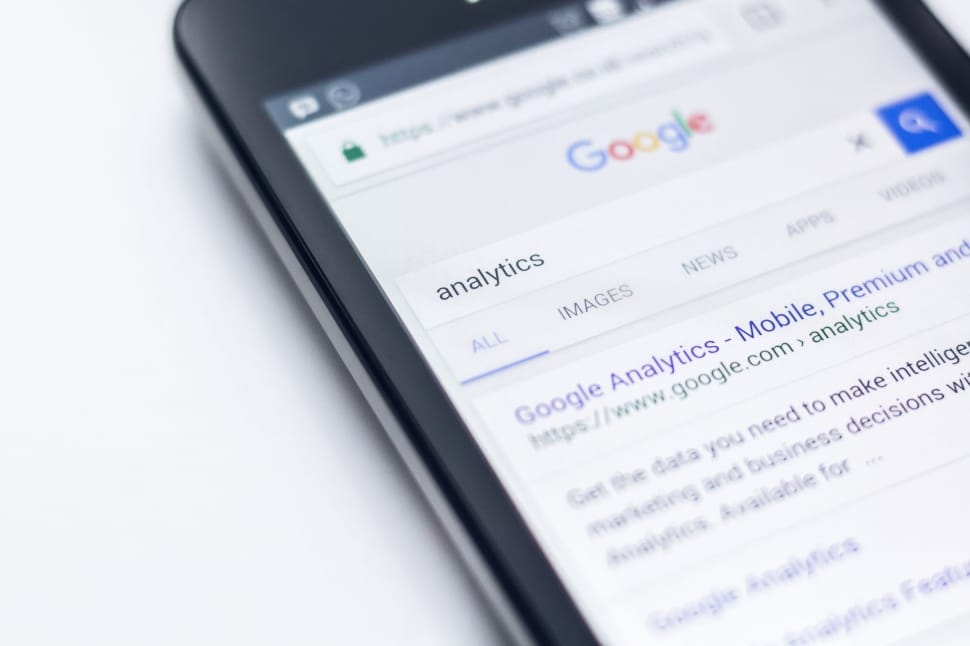 analytics on google search engine preview