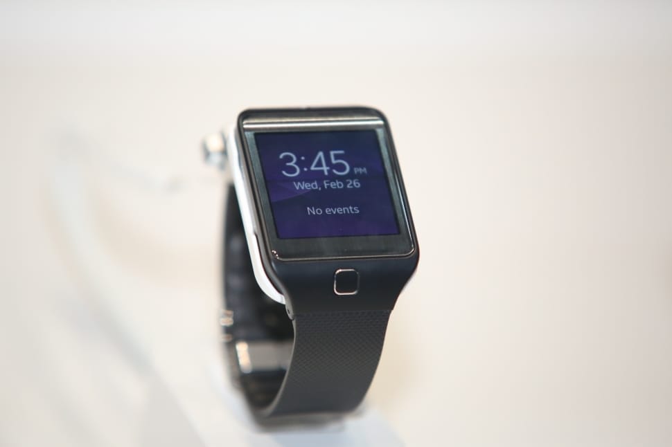 silver smart watch preview