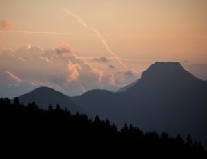 landscape photograph of mountains and clouds thumbnail