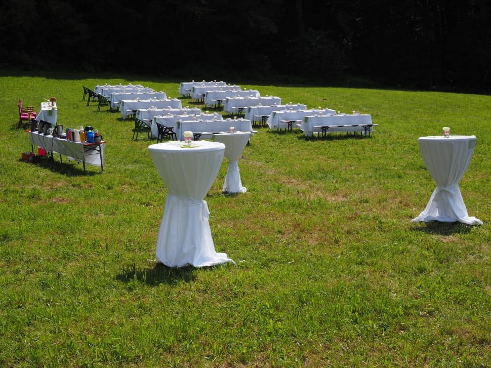 white wedding wine tables preview
